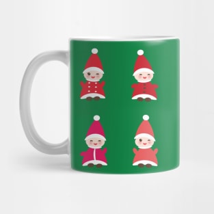 Happy New Year Funny gnomes in red hats Mug